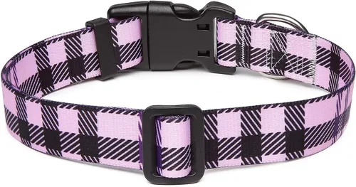 Miniatura 112 de Mercano Collar ajustable para perro, patrones de diseño especial, nailon suave, cómodo y resistente, collar para mascotas para perros pequeños
