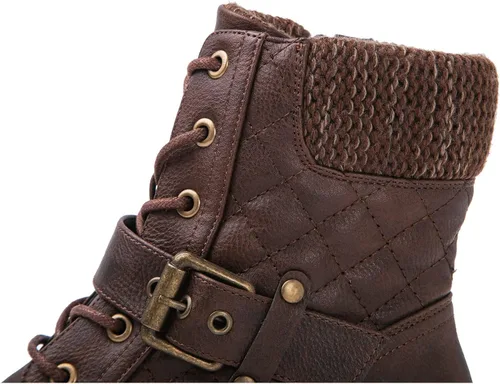 Miniatura 2 de GLOBALWIN Botines de Tobillo para Mujeres Botas de Combate de Moda