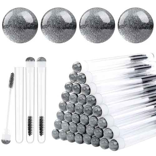 Miniatura 17 de Dming - 20 unidades de cepillo para pestañas, herramienta de maquillaje, suministros para extensiones de pestañas, cepillo de limpieza, rímel
