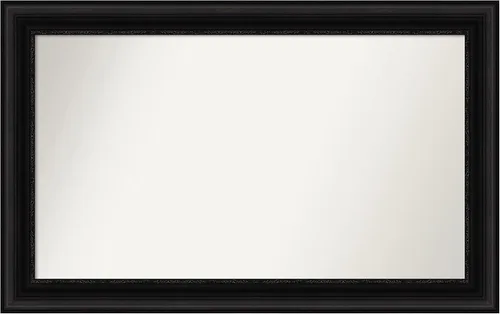 Miniatura 59 de Amanti Art Espejo personalizado, espejo de baño negro puente, espejo de pared o espejo de tocador de baño sobre el fregadero (26 x 26 pulgadas)
