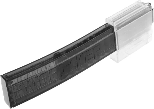 Miniatura 4 de WORKER Clip de 18 dardos con cargador curvo Talon para Nerf Modulus Series Toy y Nexus Pro (Negro Transparente)