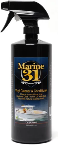 Marine 31 Limpiador y acondicionador de vinilo | Limpia, protege y previene daños UV | Seguro para barcos, interiores de automóviles y muebles de