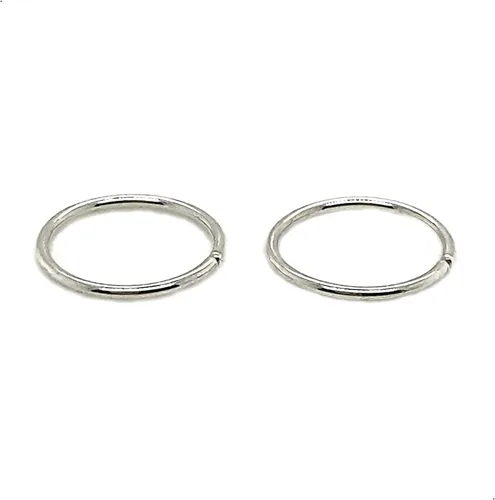 Miniatura 39 de Aretes de aro dorados y plateados para cartílago, nariz, tabique, oreja, hélix, tragus, joyería para mujer, hipoalergénicos, pequeños aros