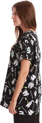 Miniatura 2 de Just Love Top elástico con cuello en V para mujer