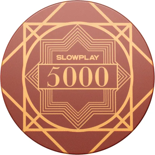 SLOWPLAY Nash - Fichas de póquer de cerámica a granel, fichas de póquer de cerámica de grado casino de 0.35 oz para Texas Hold'em, fichas 5000