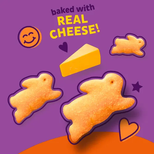 Miniatura 12 de Annie's Bocadillo orgánico Bunny Grahams, Cheddar, 0.75 onzas, 100
