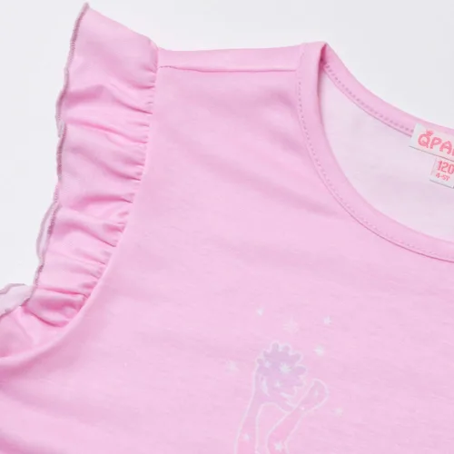 Miniatura 3 de QPANCY Pijamas a juego para niñas y muñecas, conjuntos de pijama de unicornio para verano, ropa de dormir de algodón
