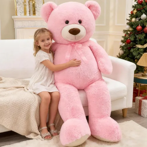 Miniatura 15 de MorisMos Oso de Peluche Gigante Animal de Peluche 3 pies, 36 pulgadas, Oso de Peluche Grande para Decoración de Baby Shower, Animal de Peluche