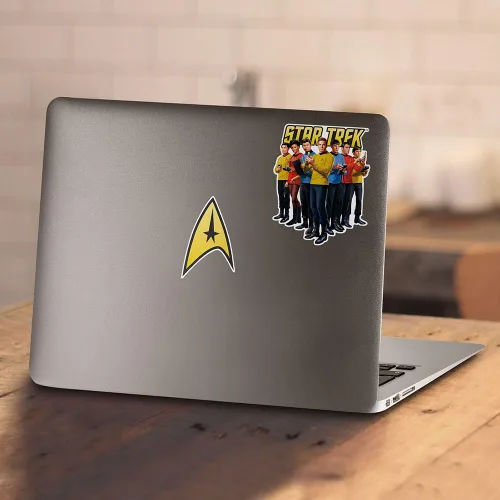 Miniatura 4 de Popfunk Sudadera con capucha y calcomanías clásicas de Star Trek