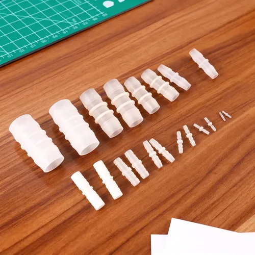 Miniatura 7 de Quickun Accesorios de Manguera de Púas de Plástico, 3/8" x 3/8" Accesorio de Unión de Empalme y Reparador de Púas (Paquete de 5)