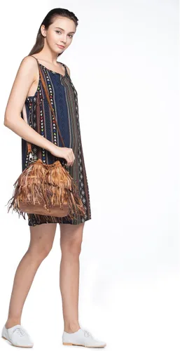 Miniatura 8 de ZLYC - Bolso de piel para mujer, diseño boho