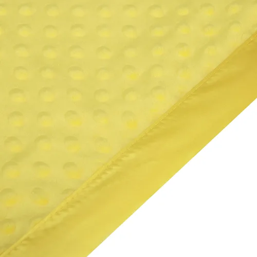 Miniatura 4 de Pro Goleem - Manta de bebé de microforro polar suave con respaldo de satén, regalos para bebés para niños y niñas, manta para mascotas para Amarillo