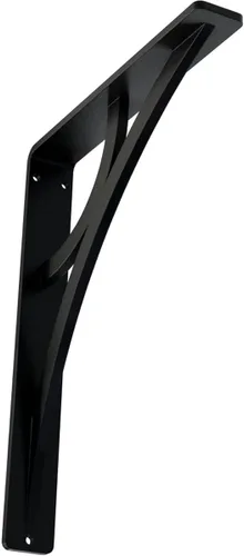 Miniatura 75 de Ekena Millwork BKTM02X10X12TGLABS Soporte de metal, 2 pulgadas de ancho x 10 pulgadas de profundidad x 12 pulgadas de alto, latón envejecido