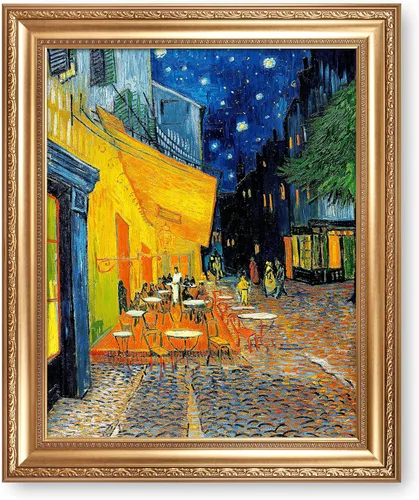 Miniatura 155 de A&T ARTWORK Noche estrellada sobre el Ródano de Vincent Van Gogh. Tamaño del marco: 36 x 30 pulgadas, tamaño de la imagen: 30 x 24 pulgadas