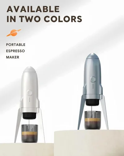 Miniatura 9 de Máquina de café expreso portátil, cafetera de viaje 3 en 1 con 7800 mAh de preparación caliente/fría y calentamiento rápido con USB-C, para camping