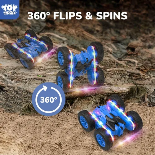 Miniatura 4 de TOY Life Coche de control remoto para niños, 2.4G HZ, auto de acrobacias a control remoto, juguetes de control remoto para niños y niñas, auto