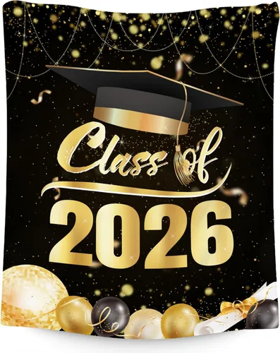 Miniatura 12 de Manta de graduación – Regalos de graduación de clase de 2025 para ella o él – Decoraciones de franela suave de 30 x 40 pulgadas – Mantas