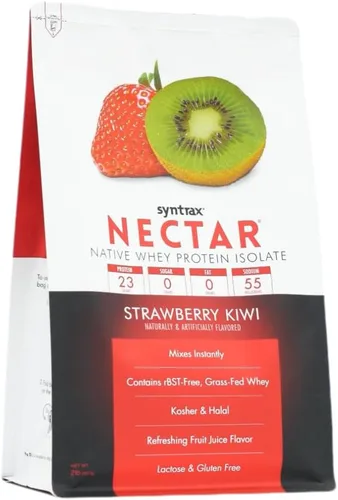 Miniatura 2 de Syntrax Nectar proteína del suero, polvo para aislar, fresa, kiwi – 948 g.