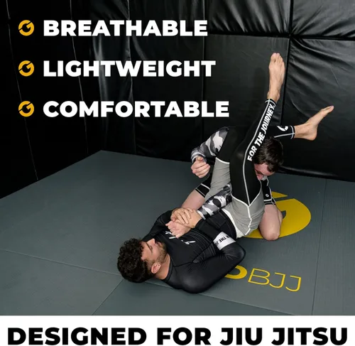 Miniatura 4 de Gold BJJ Jiu Jitsu Spats - Capa base para Gi y No-Gi Grappling - Pantalones de artes marciales