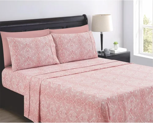 Miniatura 9 de SL EST. 1988 - Juego de sábanas tamaño Queen, ropa de cama de microfibra súper suave, diseño elegante e ideal para todas las estaciones, Queen, azul