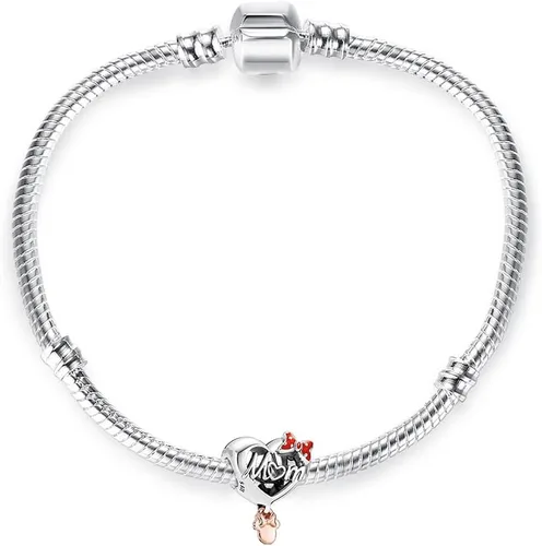 Miniatura 3 de Collar con dije de plata de ley 925 con circonita cúbica 5A para el día de la madre, cumpleaños, día de San Valentín, colección de joyas, regalos