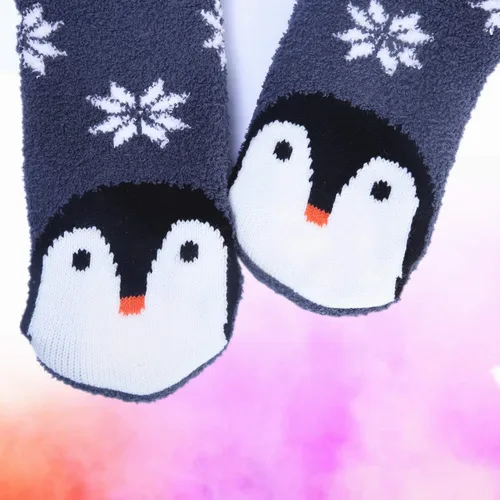 Miniatura 3 de Jeasona Calcetines mullidos para mujer con pinzas, acogedores, cálidos, lindos regalos de animales