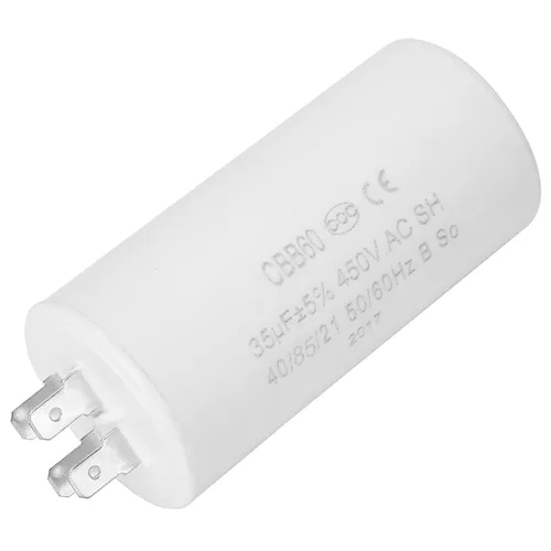 Miniatura 2 de Peso ligero CBB60 Condensador del comienzo del condensador del generador 4 Pin Motor de la baja pérdida que funciona para los refrigeradores