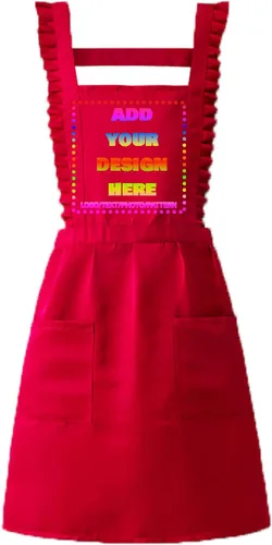 Miniatura 25 de Delantal personalizado personalizado para mujeres/hombres, delantales de cocina ajustables para estilistas de peluquería, delantales impermeables