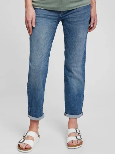 Miniatura 4 de GAP Pantalones de mezclilla para mujer con panel de inserción de maternidad
