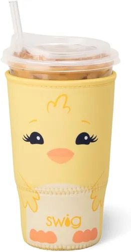 Miniatura 46 de Swig Life Coolie de Taza Helada Mediana, Funda Aislante de Taza de Café Helado de Halloween de 22oz con Asa, Coolie Aislado de Neopreno Mantiene