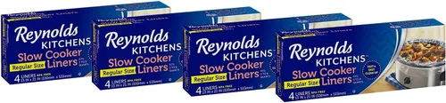 Miniatura 11 de Revestimiento regular para ollas de coción lenta Reynolds Kitchens, (ideal para 3 a 8cuartos), 4 piezas