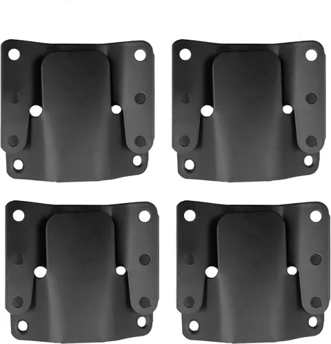 Miniatura 4 de LazyMe Sofá modular universal entrelazado, conectores de sofá seccionales, soporte de conector de sofá con herrajes, 4 juegos, 8 piezas 8 unidades.