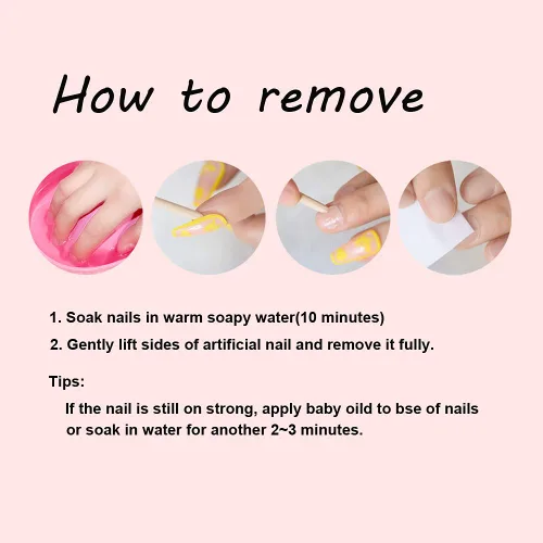 Miniatura 7 de Coolnail Uñas acrílicas clásicas a presión con flores cortas, uñas cuadradas de diseño natural, uñas postizas con purpurina para uso diario