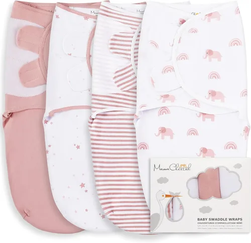 Miniatura 26 de Mama Cheetah Saco de envolver para bebés prematuros, saco de dormir orgánico para bebés prematuros, manta para envolver prematuros, envolturas