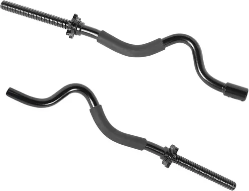 Miniatura 7 de CAP Barbell RB-48T2B Super Curl Bar, Negro, 48