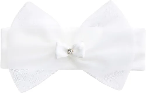 Miniatura 3 de Lilax Vestido de novia blanco sin mangas de tul de encaje para bebé niña traje de 3 piezas