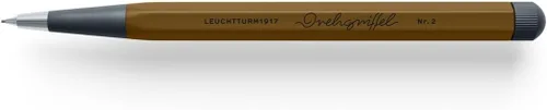 Miniatura 3 de LEUCHTTURM1917 - Lápiz mecánico Drehgriffel - Lápiz de escritura recargable con plomo de grafito HB de 0.7 mm (albaricoque)