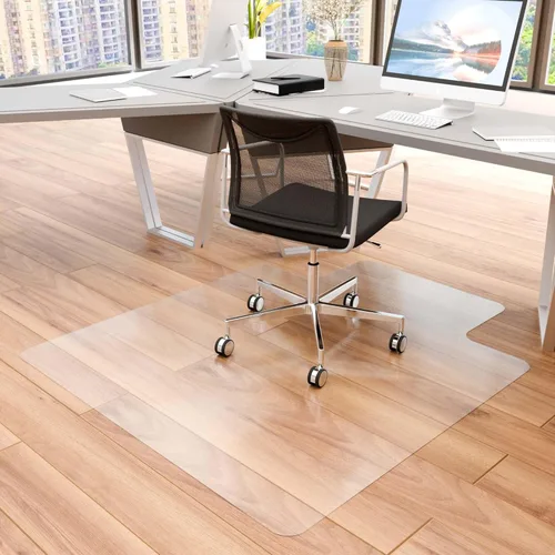 Miniatura 17 de Tapete para silla de oficina para alfombra, tapete grueso transparente para silla de escritorio para alfombras, tapetes de plástico para sillas