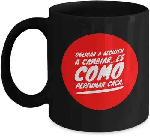 Taza Cafe CACA, taza de café divertidas, tazas personalizadas, taza de café inspiradoras, taza con mensajes positivos.