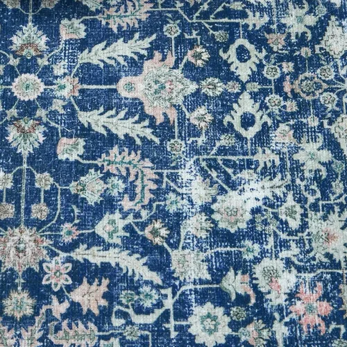 Miniatura 6 de COZYLOOM Alfombra vintage de 2 x 6 pies, estilo oriental con estampado floral, envejecida, estética, bohemia, de felpilla, para entrada, pasillo