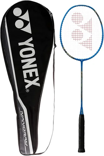 Miniatura 9 de YONEX GR 303 Raqueta de bádminton de aluminio encordada con media cubierta
