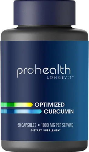 ProHealth Suplemento de curcumina de cúrcuma: 285 veces más biodisponible, desarrollado por neurocientíficos. 1000 mg de extracto concentrado de