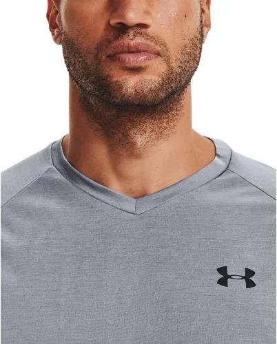 Miniatura 5 de Under Armour Camiseta de manga corta con cuello en V Tech 2.0 para hombre
