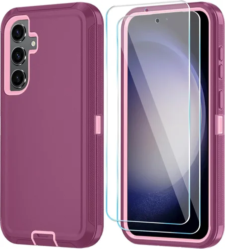 Miniatura 26 de ONOLA Funda para Samsung Galaxy S23 FE con protector de pantalla HD, resistente, a prueba de golpes y caídas, 3 capas, para Galaxy S23 FE de 6.4