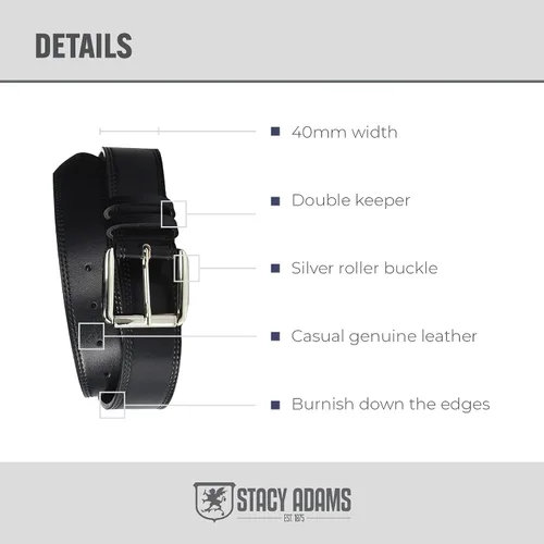 Miniatura 3 de Stacy Adams mens Casual Belts