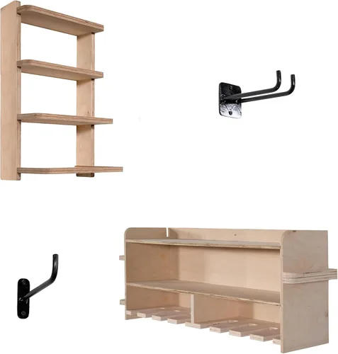 Miniatura 12 de Rastrillo de gancho/pala/estante de cable (48 pulgadas) (Bundle A)