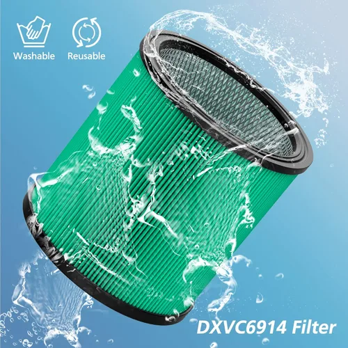 Miniatura 5 de DXVC6914 - Filtro de cartucho de repuesto compatible con aspiradora DeWalt DXV06P DXV09P DXV10P DXV10PL DXV10SA DXV12P DXV14P DXV16P para aspiradora