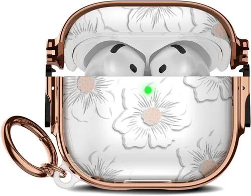 Miniatura 57 de Maxjoy para Funda Linda de AirPods 2 (2019) con Bloqueo de Seguridad, Compatible con Funda de AirPod de 2ª Generación de Mármol para Mujeres
