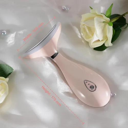 Miniatura 4 de VRAIKO Lily - Masajeador facial de cuello, masajeador de belleza para rejuvenecimiento de la piel, herramienta de spa facial 3 en 1, levantamiento