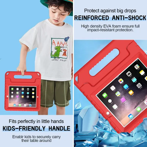 Miniatura 4 de AVAWO Apple iPad 2 3 4 fundas para niños, Rojo
